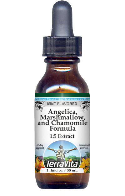 Angelica, Marshmallow, and Chamomile Formula Glycerite Liquid Extract (1:5)