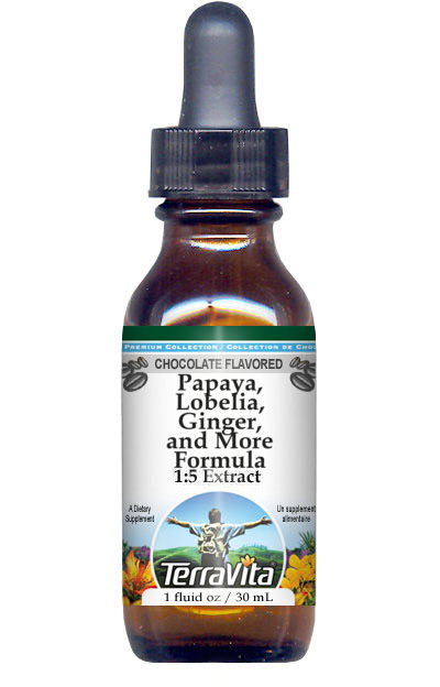 Papaya, Lobelia, Ginger, and More Formula Glycerite Liquid Extract (1:5)