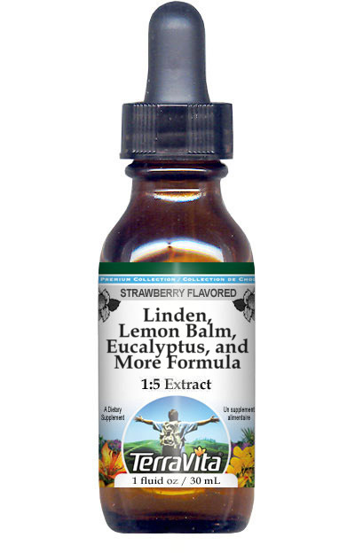 Linden, Lemon Balm, Eucalyptus, and More Formula Glycerite Liquid Extract (1:5)