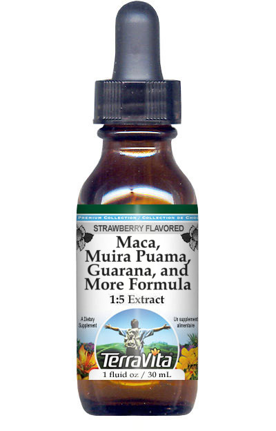 Maca, Muira Puama, Guarana, and More Formula Glycerite Liquid Extract (1:5)