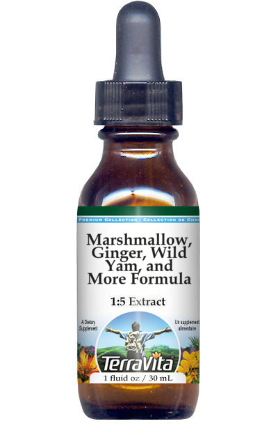 Marshmallow, Ginger, Wild Yam, and More Formula Glycerite Liquid Extract (1:5)