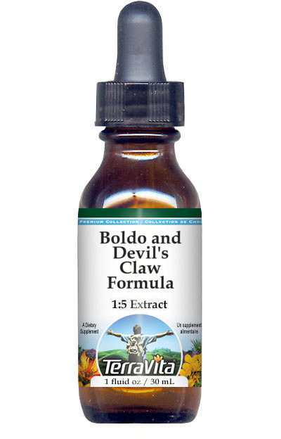 Boldo and Devil's Claw Formula Glycerite Liquid Extract (1:5)