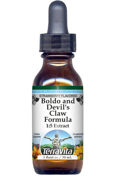 Boldo and Devil's Claw Formula Glycerite Liquid Extract (1:5)