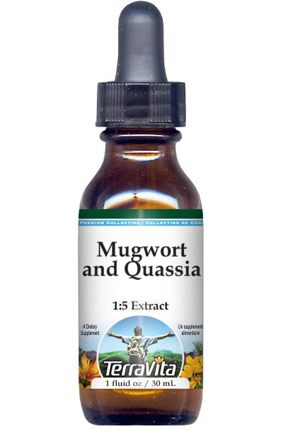 Mugwort and Quassia Glycerite Liquid Extract (1:5)