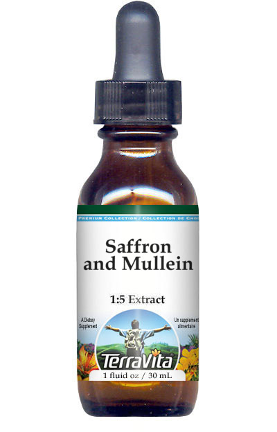 Saffron and Mullein Glycerite Liquid Extract (1:5)
