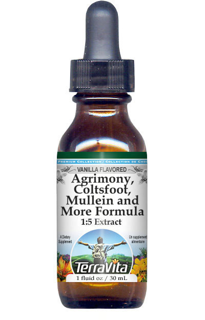 Agrimony, Coltsfoot, Mullein and More Formula Glycerite Liquid Extract (1:5)