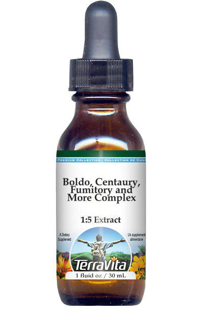 Boldo, Centaury, Fumitory and More Complex Glycerite Liquid Extract (1:5)